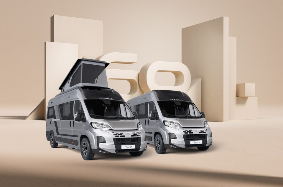 Adria 60Y & 60Y JUBILEE – Jubiläumsausstattung mit Komfort & Technik