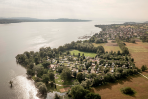 Glamping mit Blick auf die Blumeninsel – Camping Litzelstetten-Mainau