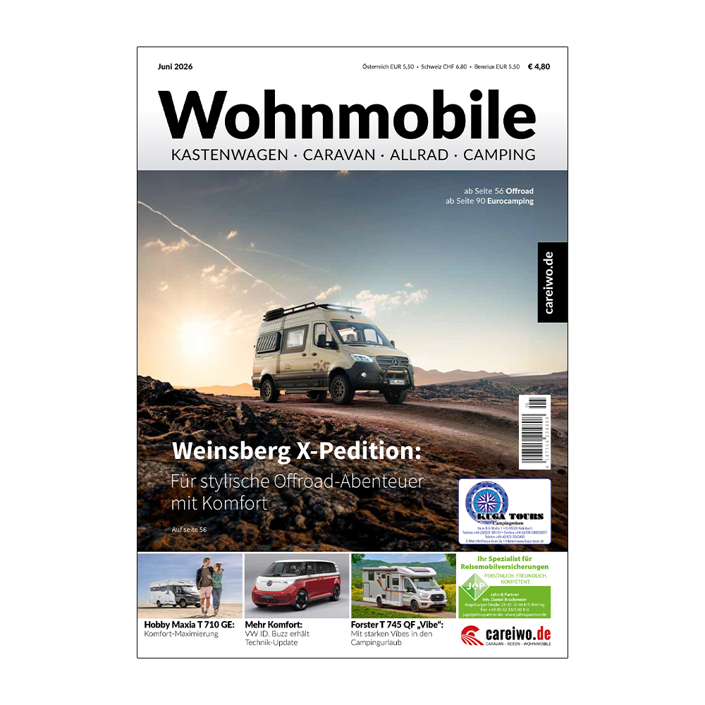 Wohnmobile das Magazin Kastenwagen - Caravan - Allrad - Camping
